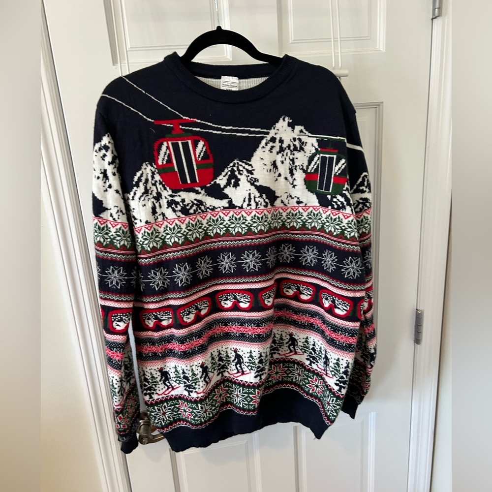 New York Laundry Navy and White Sweater XXL